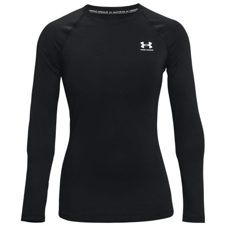 Maglietta sportiva da donna Under Armour HG Authentics Comp LS nero BLK