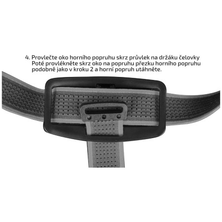 Lampada frontale Fenix Set di cinghie nere per lampade frontali Fenix AFH-02