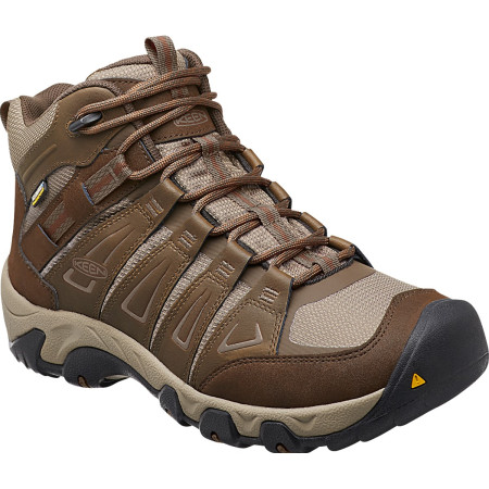 Scarpe da uomo Keen Oakridge Mid WP marrone