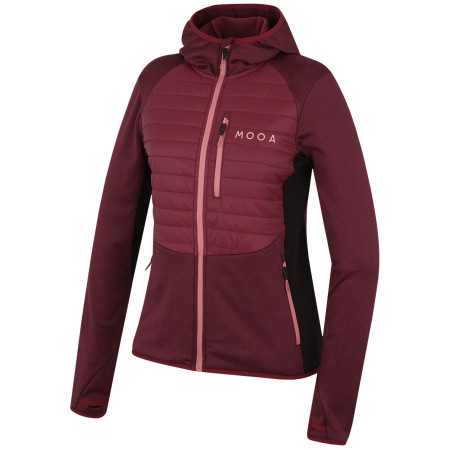 Felpa tecnica da donna MOOA Revva bordeaux wine red