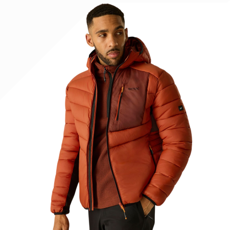 Giacca ibrida da uomo Regatta Hooded Leedre Hybrid