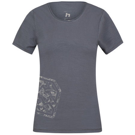 Maglietta da donna Hannah Zoey Il grigio scuro asphalt