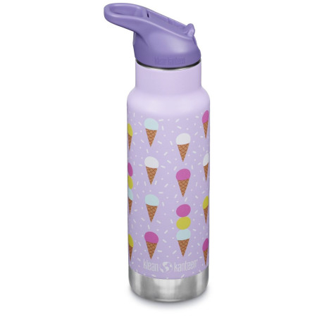 Thermos per bambini Klean Kanteen Insulated Kid Classic Narrow 12oz (w/Flip Seal Sport Cap) viola ice cream