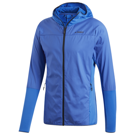 Giacca da uomo Adidas Skyclimb Fl Jkt blu Shamlu/Blubea