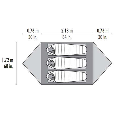 Tenda ultraleggera MSR Mutha Hubba NX