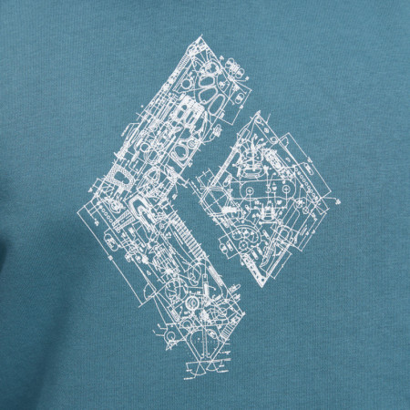 Felpa da uomo Black Diamond M Engineered Diamond Po Hoody