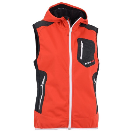 Gilet da donna Northfinder Bryn rosso Brighttred