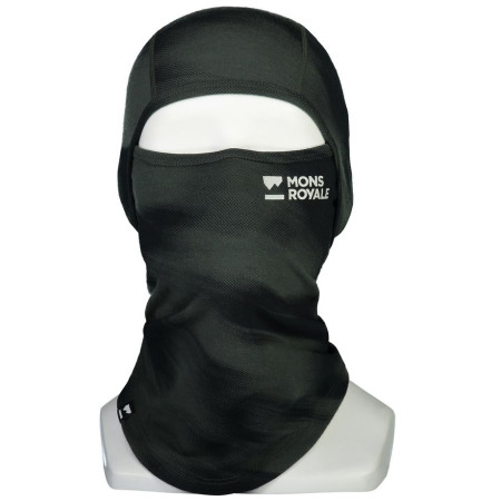 Passamontagna Mons Royale Santa Rosa Merino Flex 200 nero RosinMotion