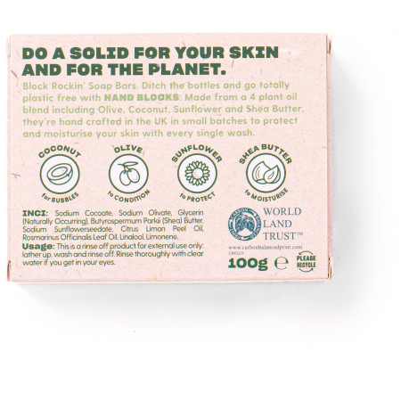 Sapone da viaggio Totally Solid Hand Soap - Lemon & Rosemary