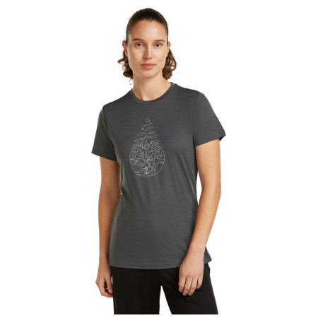 Maglietta da donna Icebreaker Women Merino 150 Tech Lite SS Tee Hike Path