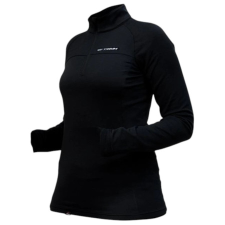 Felpa tecnica da donna Trimm CUBE LADY nero grafit black