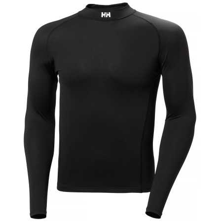 Maglietta funzionale da uomo Helly Hansen Waterwear Rashguard nero 990 BLACK
