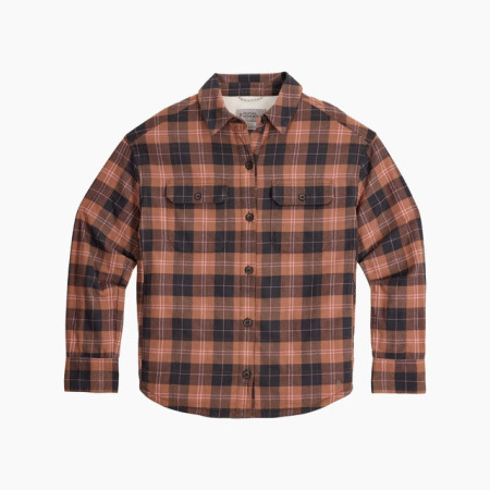 Camicia da donna Royal Robins W Vista Flannel Shacket marrone/arancione Tawny Alpine Pld