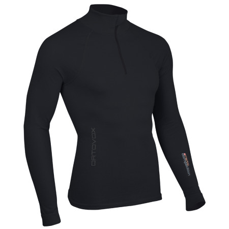 Maglietta da uomo Ortovox Merino Competition Long Sleeve nero BlackRaven