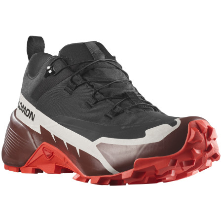 Scarpe da trekking da uomo Salomon Cross Hike 2 Gore-Tex nero/rosso Black / Bitter Chocolate / Fiery Red