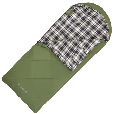 Vystavený spacák Husky Kids Galy -5°C - Vystavené verde Green