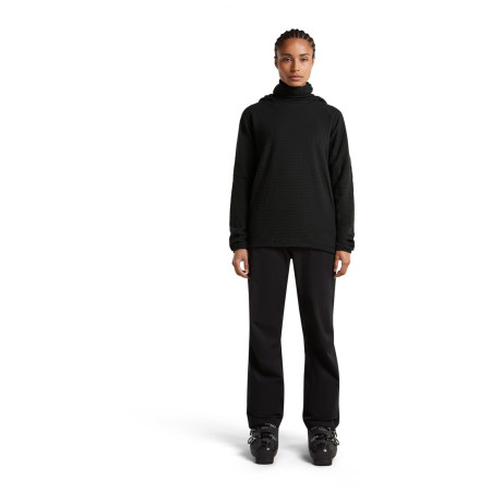 Felpa da donna Icebreaker Wom Mer 400 RealFleece Grid Pulover Hood