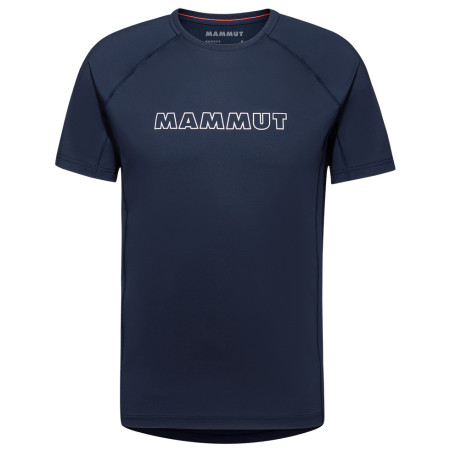 Maglietta da uomo Mammut Selun FL T-Shirt Men Logo blu Deep Ice