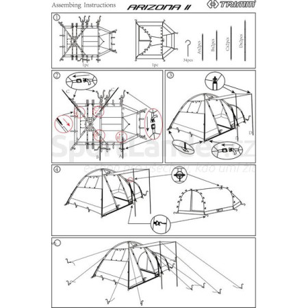 Tenda familiare Trimm Arizona II