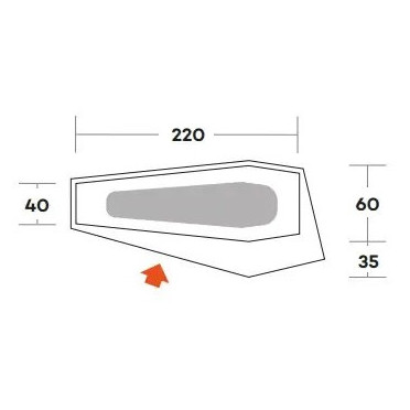 Tenda da trekking Ferrino Piuma 1