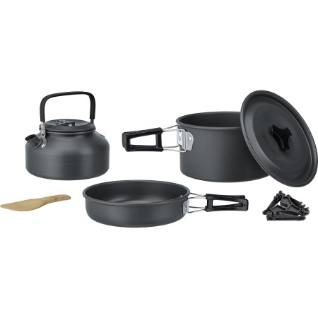 Set di stoviglie Brunner PackPot Ultralite 16 nero