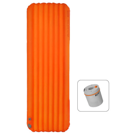 Materassino gonfiabile Flextail TINY Sleeping Pad R05 AVS - Regular Long 196 cm arancione Orange