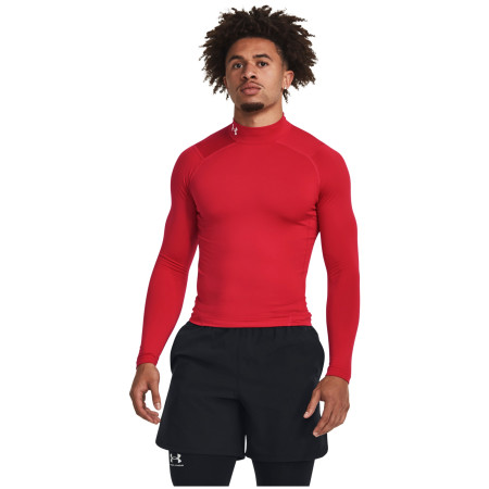 Maglietta funzionale da uomo Under Armour CG Armour Comp Mock rosso Red / / White