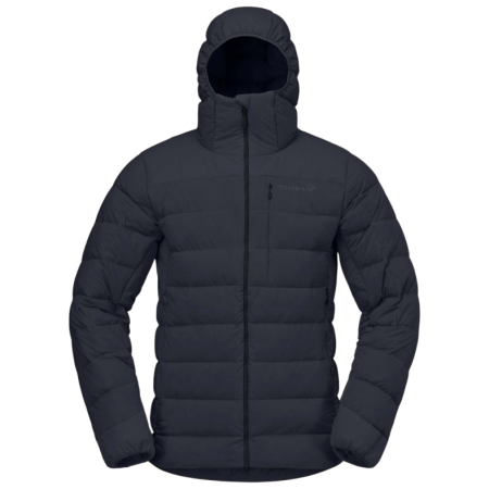 Piumino da uomo Norrona femund down700 Zip Hood nero Caviar Black