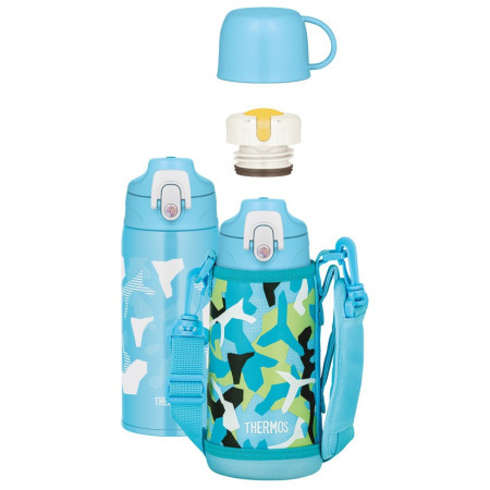 Thermos per bambini Thermos Active 600 ml blu modrá + vzor