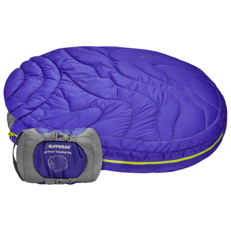Sacco a pelo per cani Ruffwear Highlands™ Sleeping Bag Large viola Huckleberry Blue