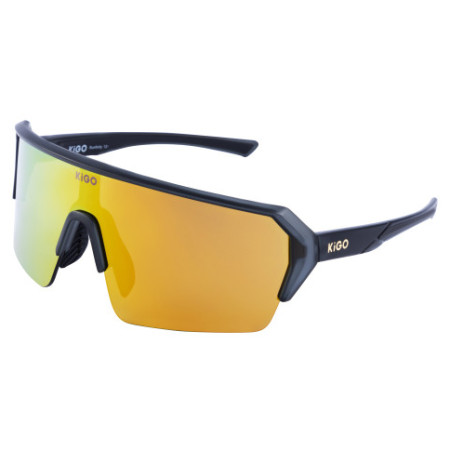Occhiali da sole per bambini KiGO Runfinity nero Obsidian Black