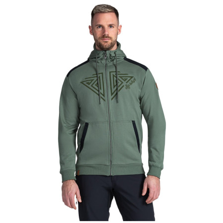 Felpa da uomo Kilpi Adelan verde scuro dark green
