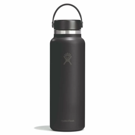 Thermos Hydro Flask 40 Oz Wide Flex Cap nero Black