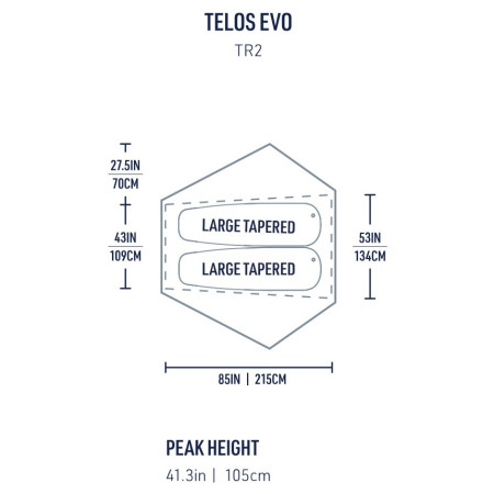 Tenda Sea to Summit Telos Evo Bikepack Tent - TR2