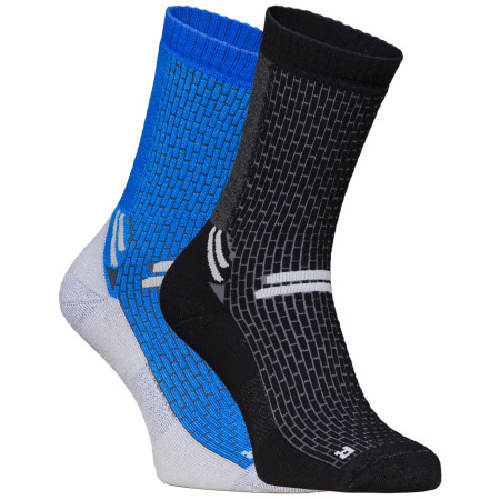 Calze High Point Trek 4.0 Socks (Double pack) blu/nero Black / Celery