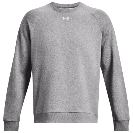 Felpa da uomo Under Armour Rival Fleece Crew grigio Castlerock Light Heather / / White