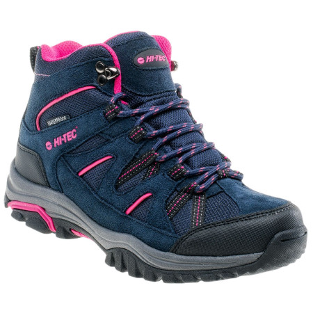Scarpe da donna Hi-Tec Raposo Mid WP Wo´s blu Navy/Fuchsia/MidGrey