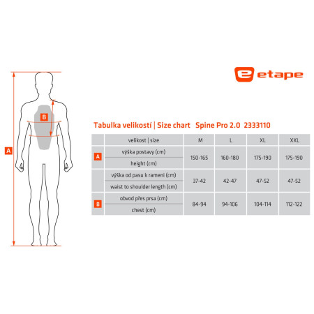 Protezione della spina dorsale Etape SPINE PRO 2.0