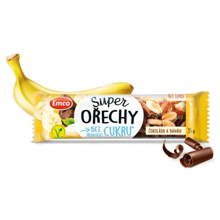 Barretta Emco Barretta Super noci e banana 35g