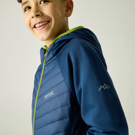 Giacca da bambino Regatta Junior Andreson Hybrid Aviator Blue