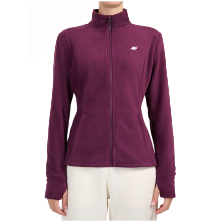 Felpa da donna 4F Fleece F479 bordeaux Burgundy