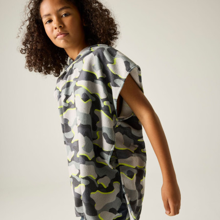 Poncho per bambini Regatta Kids Towel Robe DrkStrmCamo