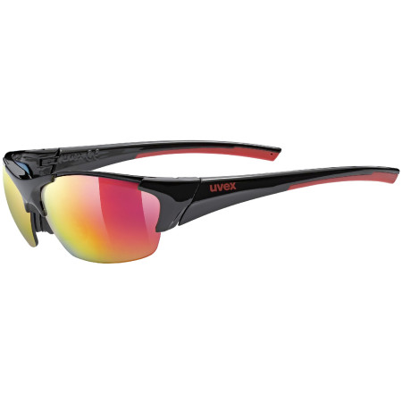 Occhiali da sole Uvex Blaze III nero/rosso Black Red/Mirror Red (2316)