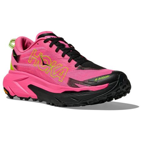 Scarpe da corsa da donna Hoka W Mafate 5 rosa Neon Rose / Black