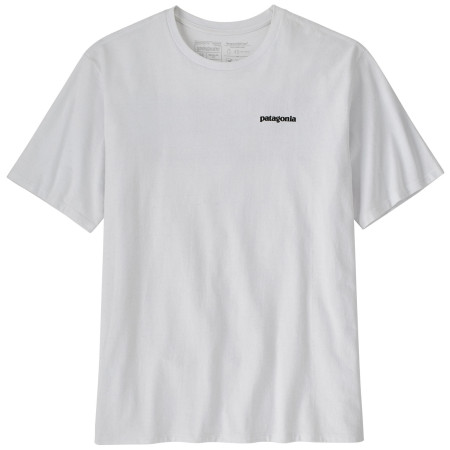 Maglietta da uomo Patagonia P-6 Logo Responsibili Tee bianco White