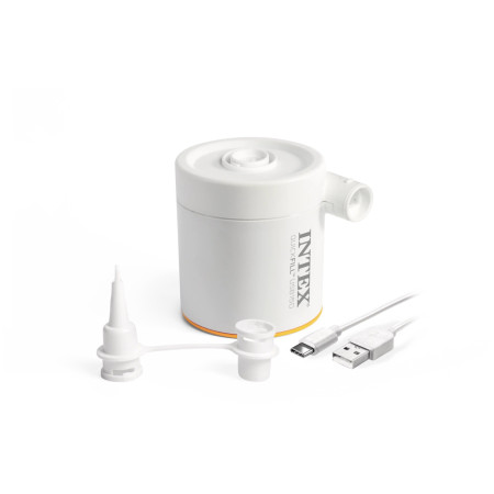 Pompa elettrica Intex Quickfill USB150 bianco white