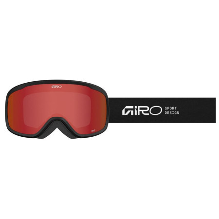 Occhiali da sci Giro Cruz Black Stacked-Amber Scarlet