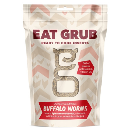 Vermi commestibili Eat Grub Buffalo Worms 45g