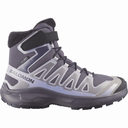 Scarpe da bambino Salomon Xa Pro Winter Wp J Nine Iron-Gull-Cosmic Sky grigio Nine Iron / Gull / Cosmic Sky