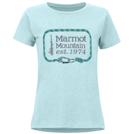 Maglietta da donna Marmot Wm's Ascender Tee SS blu CorydalisBlueHeather